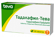 Купить тадалафил-тева, таблетки, покрытые пленочной оболочкой 5мг 28шт в Дзержинске