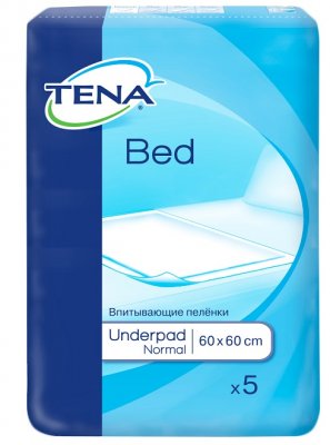 Купить tena (тена) простыня медицинская bed normal 60 x 60см, 5 шт в Дзержинске