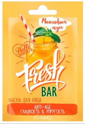 Купить фрешбар (freshbar) маска для лица гладкость ит упругость манговый мусс, 12мл в Дзержинске
