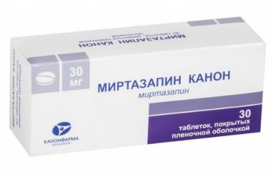 Купить миртазапин-канон, таблетки, покрытые пленочной оболочкой 30мг, 30 шт в Дзержинске