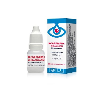 Купить ксаламакс инкамфарм, капли глазные 0,005%, флакон 2,5мл в Дзержинске