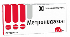 Купить метронидазол, таблетки 250мг, 20 шт в Дзержинске