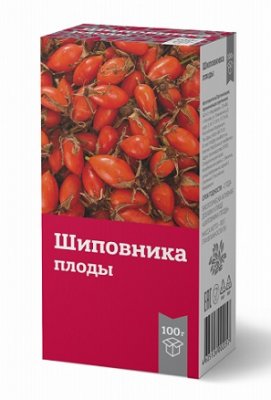 Купить шиповника плоды цельные, пачка 100г бад в Дзержинске