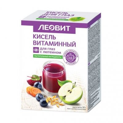 Купить кисель леовит витаминный для глаз с лютеином, 5 шт в Дзержинске