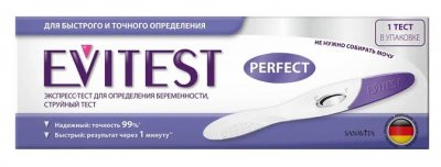 Купить тест для определения беременности evitest (эвитест) perfect струйный 1 шт в Дзержинске