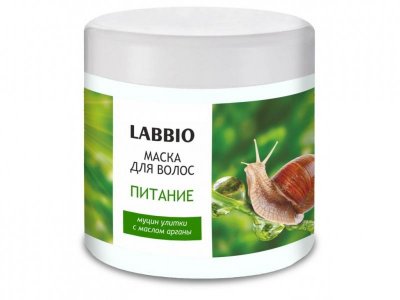 Купить labbio (лаббио) маска для волос питание с муцином улитки и маслом арганы, 500мл в Дзержинске