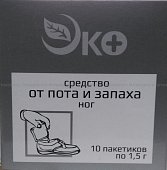 Купить эко средство для ног от пота и запаха, пакеты 1,5г 10 шт в Дзержинске