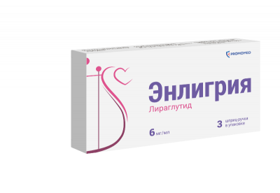 Купить энлигрия, раствор для подкожного введения 6 мг/мл шприц-ручки 3 мл 5 шт.  в Дзержинске