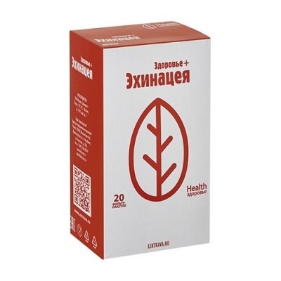 Купить фиточай здоровье+ эхинацея, фильтр-пакеты 2г, 20 шт бад в Дзержинске