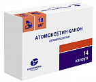 Купить атомоксетин канон, капсулы 18мг 14шт в Дзержинске
