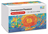 Купить омепразол реневал, капсулы кишечнорастворимые 20мг, 60 шт в Дзержинске