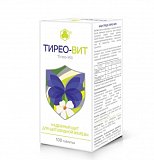 Тирео-ВИТ (лапчатка белая), таблетки, покрытые оболочкой 205мг, 100 шт БАД