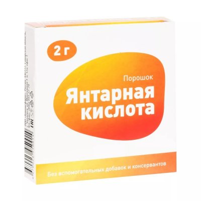Купить янтарная кислота, пор 2г №1_бад (алмаксфарм ооо, россия) в Дзержинске