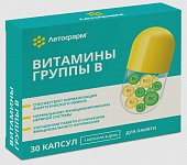 Купить летофарм витамины группы в, капсулы 0,36 г блистер 30 шт. бад в Дзержинске