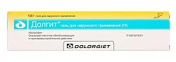 Купить долгит, гель для наружного применения 5%, туба 100г в Дзержинске