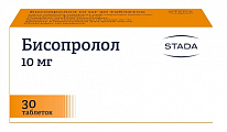 Купить бисопролол, таблетки, покрытые пленочной оболочкой 10мг, 30 шт в Дзержинске