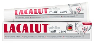 Купить lacalut white multi care (лакалют), зубная паста для осветления эмали и заботы о деснах, 60г в Дзержинске