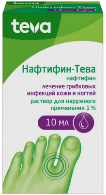 Купить нафтифин-тева, раствор для наружного применения 1%, 10 мл в Дзержинске
