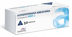 Купить аллопуринол авексима, таблетки 100мг, 50шт в Дзержинске