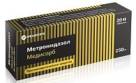 Купить метронидазол медисорб, таблетки 250мг, 20 шт в Дзержинске