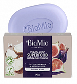Купить biomio (биомио) bio-soap superfood мыло натуральное с экстрактом инжира и баттером кокоса 90 г в Дзержинске