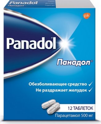 Купить панадол, таблетки, покрытые пленочной оболочкой 500мг, 12 шт в Дзержинске
