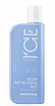 Натура Сиберика ICE Professional by шампунь для светлых волос Тонирующий Keep My Blonde, 250мл