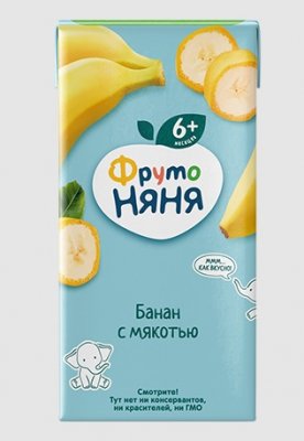 Купить фрутоняня нектар банан с мяк. 200мл (лебедянский оао экз, россия) в Дзержинске