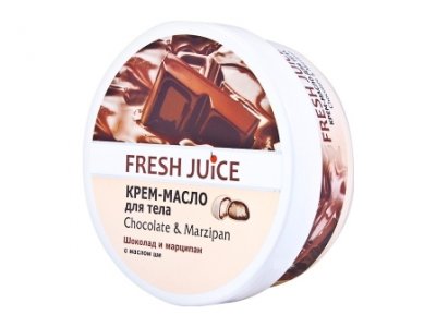 Купить fresh juice (фреш джус) крем-масло для тела шоколад, марципан и масло ши, 225мл в Дзержинске