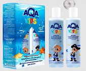 Купить aqa baby (аква беби) kids набор: шампунь и гель для душа для мальчиков с морскими минералами 200 мл+пена для ванны с лавандой 200 мл в Дзержинске