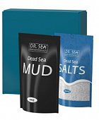 Купить доктор сиа (dr.sea) набор целебные дары мертвого моря: соль для ванн 500г+минеральная черная грязь 600г в Дзержинске