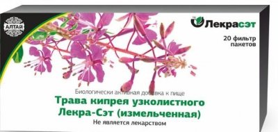 Купить иван-чай трава (кипрей), фильтр-пакеты 1,5г, 20 шт бад в Дзержинске