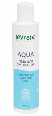Купить levrana (леврана) гель для умывания aqua, 200мл в Дзержинске