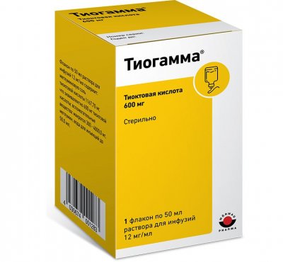 Купить тиогамма, раствор для инфузий 12мг/мл, флакон 50мл в Дзержинске