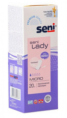 Купить seni lady (сени леди) прокладки урологические микро 20шт в Дзержинске