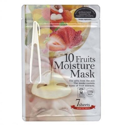Купить japan gals (джапан галс) маска 10 фруктов pure5 essential, 7 шт в Дзержинске