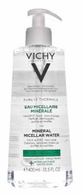 Купить виши пюр термаль (vichy purete thermale) мицеллярная вода с минералами для жирной кожи 400мл в Дзержинске