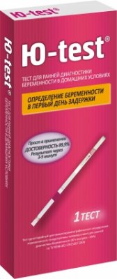 Купить тест для определения беременности ю test, 1 шт в Дзержинске