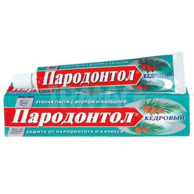 Купить пародонтол зубная паста кедровый с фтором 124г в Дзержинске