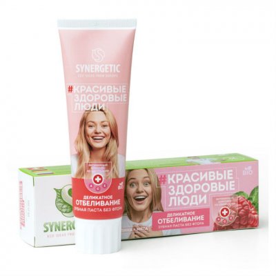 Купить синергетик (synergetic) зубная паста деликатное отбеливание 100г в Дзержинске