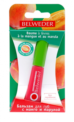 Купить belweder (бельведер) бальзам для губ манго и марула 7г в Дзержинске