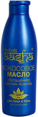 Купить ааша хербалс (aaasha herbals) кокосовое масло обогащенное маслом жожоба, 100мл в Дзержинске