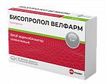 Купить бисопролол-велфарм, таблетки, покрытые пленочной оболочкой 5мг, 30 шт в Дзержинске