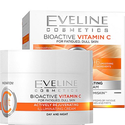 Купить eveline (эвелин) крем омолаживающий 6 компонентов биоактив витамин с 50мл в Дзержинске
