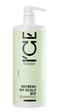 Натура Сиберика ICE Professional by шампунь для всех типов волос Детокс Refresh My Scalp, 1000мл