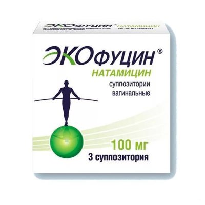 Купить экофуцин, суппозитории вагинальные 100мг, 3 шт в Дзержинске
