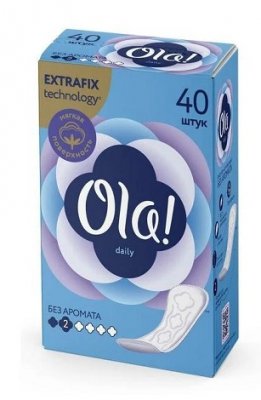Купить ola! (ола) прокладки ежедневные daily, 40 шт в Дзержинске