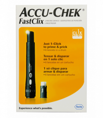 Купить ручка для прокалывания пальца accu-chek fastclix (акку-чек) + 6 ланцет в Дзержинске
