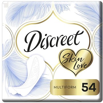 Discreet (Дискрит) прокладки ежедневные Skin Love Multiform, 54шт