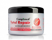 Купить compliment total repair (комплимент) маска для поврежденных волос с кератином гиалуроновой кислоты, 500мл в Дзержинске